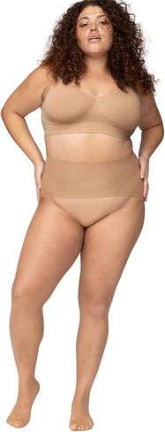 NOOSH Getnoosh PLAY Free-Hugging Seamless Tights For Women | Stylish Comfort & Breathable | Light Weight Sheer Women's Tights No Middle Seam | Mocha - L/XL in Saudi Arabia