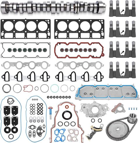 NON AFM DOD Disable Kit w/Camshaft, Lifters, Timing Chain, Head Gasket Set, Fit for 2007-2013 Chevy Silverado 1500/Tahoe/Suburban, GMC Sierra/Yukon 5.3L V8 Engine, NON-VVT in Saudi Arabia