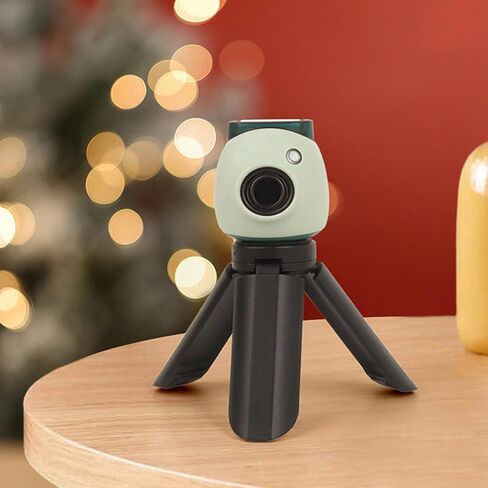 Denash Mini Camera Tripod,3x8.2cm Portable Compact Desktop Tripod Stand,1/4" Screw Webcam Tripod with Anti Slip Rubber Footpads for Pal Camera (Black) in Saudi Arabia