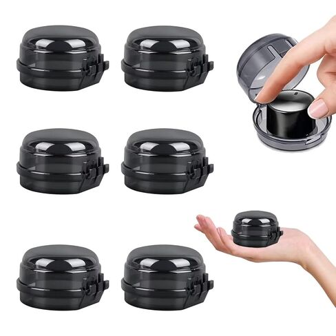 Gas Stove Knob Safety Covers: 6Pcs Child Proof Stove Covers, Non-Universal Baby Proof Oven knobs Locks for Only Height Under 1.65" - Transparent in Kuwait