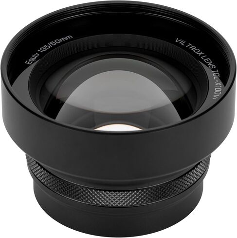 عدسة تحويل Telephoto TCL-X100 VI من VILTROX، عدسة التعرف التلقائي المعدنية 1.4X لـ Fujifilm X100VI X100V X100F، أسود in Kuwait