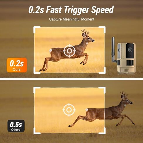 كاميرا مراقبة خارجية 4G LTE Cellular Trail (لا حاجة إلى WiFi) مع بطاقة SIM مدمجة، عدسة مزدوجة رؤية 180 درجة، رؤية ليلية ملونة بدقة 4K، تعمل بالطاقة الشمسية، صوت ثنائي الاتجاه، مقاومة للماء IP66 in Kuwait