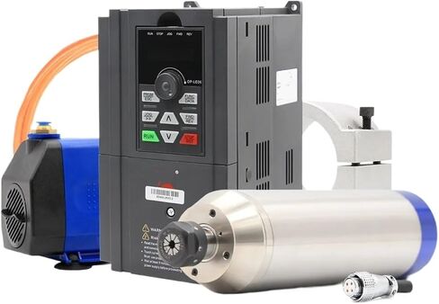 ER20 D80 Metal Water Cooled Spindle Motor Kit 2.2KW(400Hz-12000rpm,220v fast) in Saudi Arabia