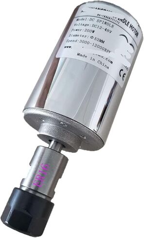 200w spindle motor air cooling 0.2KW spindle DC motor CNC ER16-8MM(ER16 8MM) in Saudi Arabia