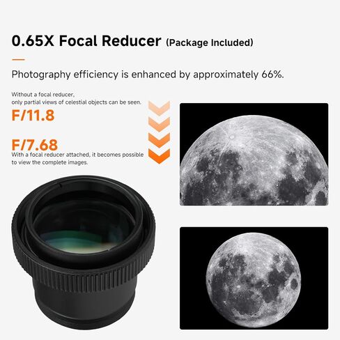 SV241 Astronomy Telescope Power Adapter, Micro DC USB HUB Box, with MK127 Telescope for Adults, 127mm Aperture f/11.8 Maksutov Cassegrain OTA for Planetary Nebula Star and Cluster Astrophotography in Saudi Arabia