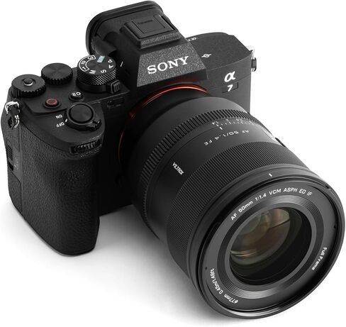 عدسة VILTROX AF 50 مم F1.4 Pro FE لكاميرات Sony E-Mount كاملة الإطار، برايم قياسي سريع للصور والإضاءة المنخفضة، بوكيه سلس، تركيز تلقائي HyperVCM، متوافق مع سلسلة Sony A7/A7R/A7C/A9/A1 in Kuwait