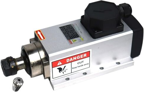 2.2kw air-cooled square spindle motor 220V 24000rpm ER20 runout 0.01mm steel bearing(220V) in Saudi Arabia
