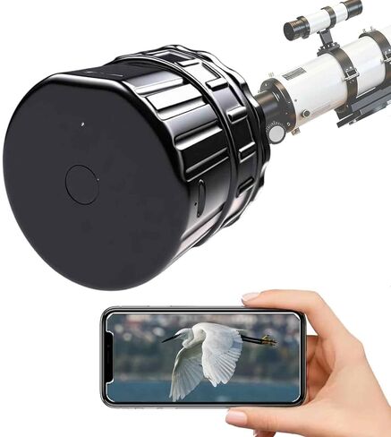 VXF 32GB Wireless Electronic Eyepiece, 30m WiFi Range, 1080P FHD Real-Time Recording telescope camera, iOS/Android/PC & 26-50mm Telescopes Compatible, Ideal for Bird Watching in Saudi Arabia