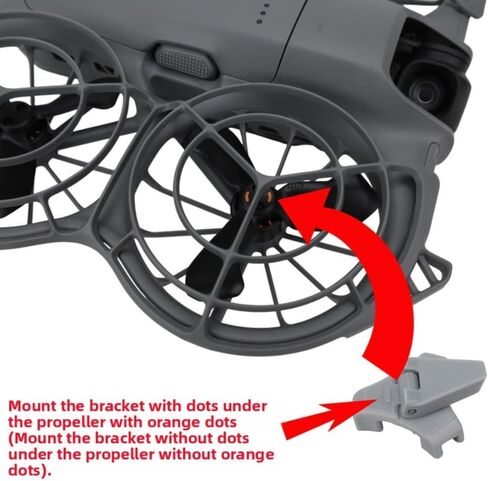 Folding Height Extender for DJI NEO 2 D-rone, Scratch-Resistant PC Material Riser Stand with Enhanced Stability for Safe Takeoff and Landing, Compact 8x5x3cm(black) in Saudi Arabia