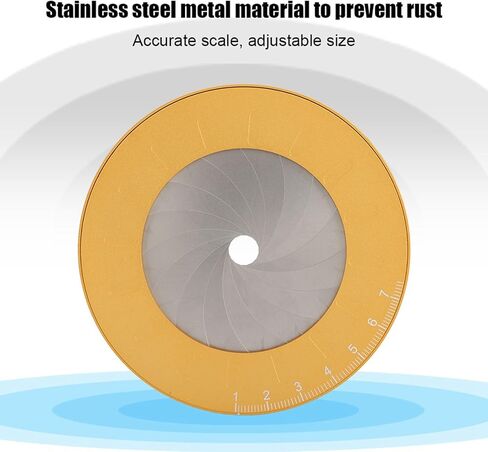 Circle Drawing Maker Tool, Adjustable Circle Drawing Tool, Metal Round Circle Drawing Tool, Stainless Steel Round Circle Template Ruler Plotting Compass Geometric Tool, for Design, Drafting in Saudi Arabia