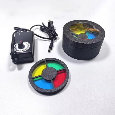 Darkfield Macro Flash for Micro Photography - High CRI LED Light for Translucent Subjects, with 5X & 10X Color Contrast Filters in Saudi Arabia