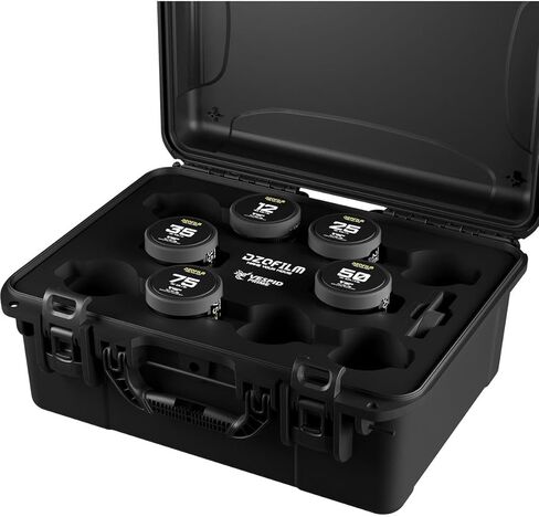 DZOFILM Vespid Prime Cinema 5-Lens Kit with 12mm T2.8 and 25mm, 35mm, 50mm, 75mm T2.1 Lens for PL & EF Mount in Saudi Arabia