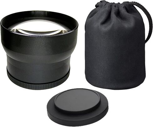 عدسة تحويل عن بعد (أسود) متوافقة مع كاميرا Nikon Coolpix B600 (2.2X) (تتضمن محول العدسة) in Saudi Arabia