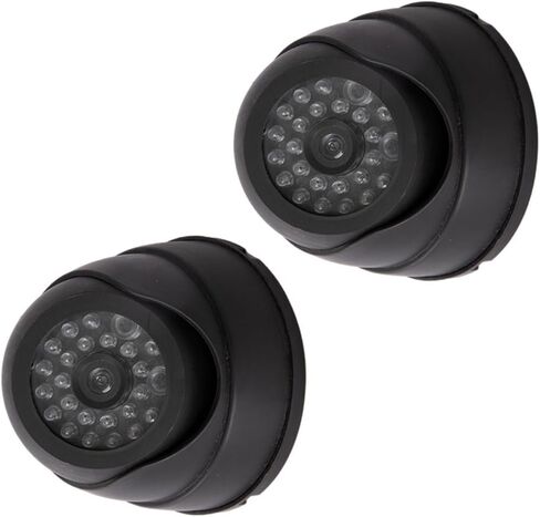 Weatherproof Security Camera Indoor Outdoor Installation ABS Construction LED Light Simulation Anti Theft Device High Simulation Dome Security Camera in Saudi Arabia