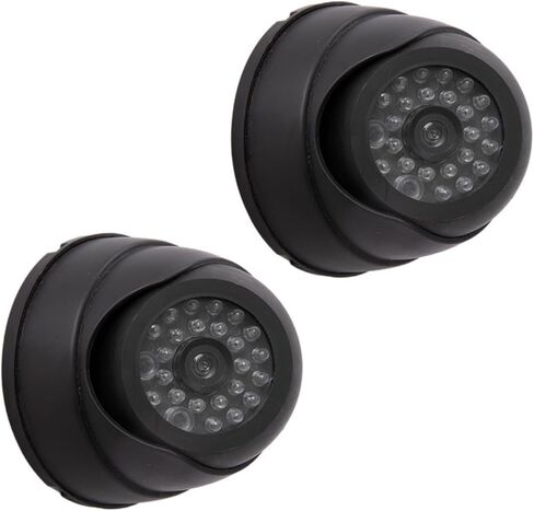 Weatherproof Security Camera Indoor Outdoor Installation ABS Construction LED Light Simulation Anti Theft Device High Simulation Dome Security Camera in Saudi Arabia