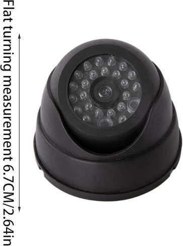 Weatherproof Security Camera Indoor Outdoor Installation ABS Construction LED Light Simulation Anti Theft Device High Simulation Dome Security Camera in Saudi Arabia
