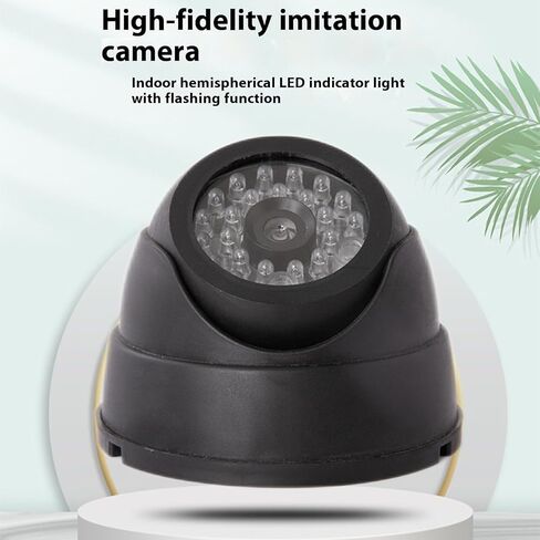 Weatherproof Security Camera Indoor Outdoor Installation ABS Construction LED Light Simulation Anti Theft Device High Simulation Dome Security Camera in Saudi Arabia