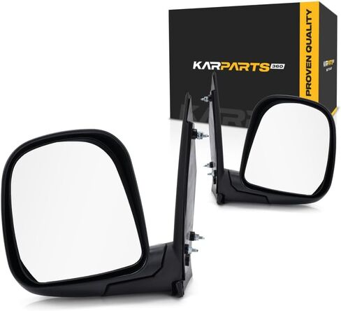 For GMC Savana 2500 Door Mirror 1996-2002 Passenger Side | Textured Black | Non-Heated | Manual Folding | 15768765 | GM1321245 in Saudi Arabia