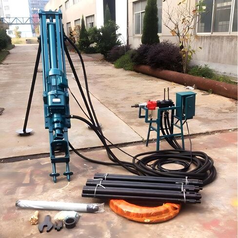 Heavy-Duty Pneumatic DTH Drill Rig | DTH Drilling Rig for Quarry Operations Blast Hole Drilling Rock Excavation & Civil Engineering Site Preparation in Saudi Arabia