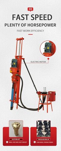 Heavy-Duty Pneumatic DTH Drill Rig | DTH Drilling Rig for Quarry Operations Blast Hole Drilling Rock Excavation & Civil Engineering Site Preparation in Saudi Arabia