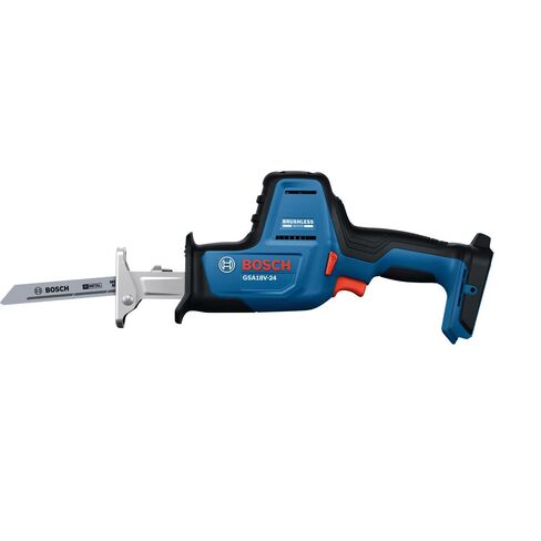 منشار ترددي مدمج 18 فولت من BOSCH GSA18V-24N - تصميم خفيف الوزن، تغيير الشفرة بدون أدوات، تحكم في السرعة المتغيرة للقطع الفعال (أداة عارية) in Kuwait