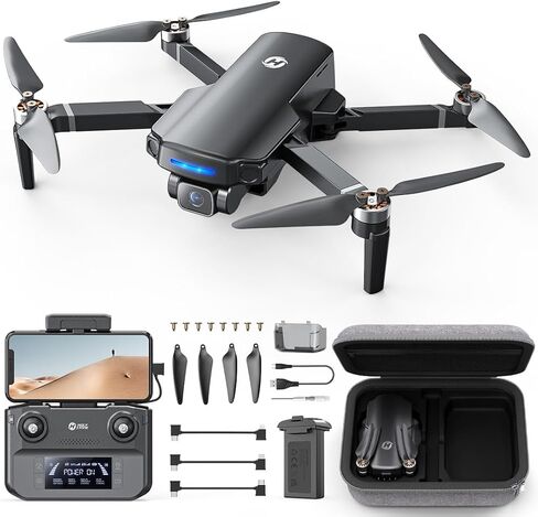 Holy Stone HS360D GPS بدون طيار مع كاميرا 4K للبالغين ، 249G RC Quadcopter مع وقت طيران لمدة 80 دقيقة ، 500 قدم النطاق FPV المبتدئين ، عودة السيارات ، بطاريتين ، ترقية HS360s in Kuwait