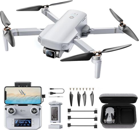 Holy Stone HS360D GPS بدون طيار مع كاميرا 4K للبالغين ، 249G RC Quadcopter مع وقت طيران لمدة 80 دقيقة ، 500 قدم النطاق FPV المبتدئين ، عودة السيارات ، بطاريتين ، ترقية HS360s in Kuwait