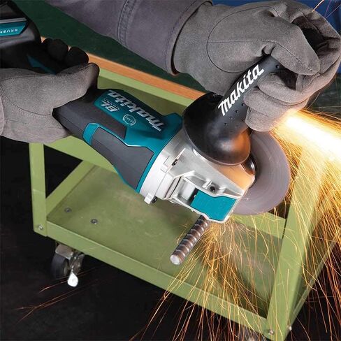 Makita XAG26Z-R 18V LXT Lithium-Ion Brushless Paddle Switch X-LOCK 4-1/2 in. / 5 in. Cordless Angle Grinder with AFT (Tool Only) (Renewed) in Saudi Arabia