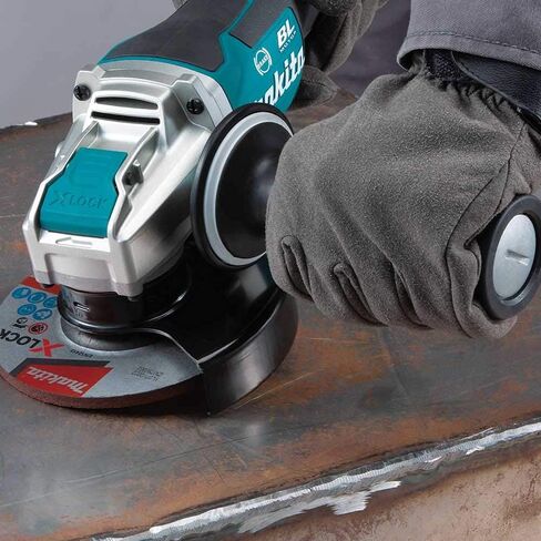 Makita XAG26Z-R 18V LXT Lithium-Ion Brushless Paddle Switch X-LOCK 4-1/2 in. / 5 in. Cordless Angle Grinder with AFT (Tool Only) (Renewed) in Saudi Arabia