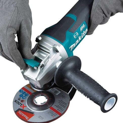 Makita XAG26Z-R 18V LXT Lithium-Ion Brushless Paddle Switch X-LOCK 4-1/2 in. / 5 in. Cordless Angle Grinder with AFT (Tool Only) (Renewed) in Saudi Arabia