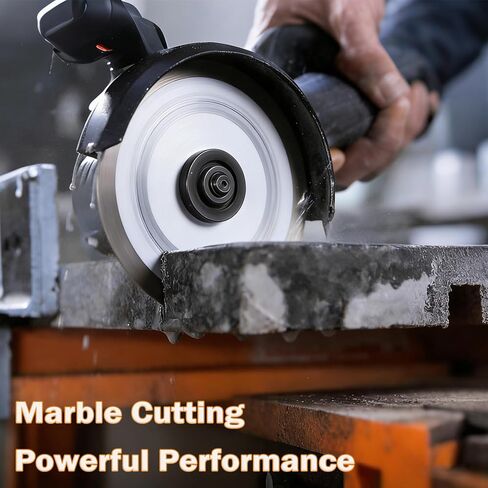 طاحونة زاوية لاسلكية 40 فولت 4-1/2 بوصة، 2026 ترقية محرك بدون فرش بمحرك مباشر 9500 دورة في الدقيقة، مطحنة زاوية كهربائية مع بطارية 2 × 2.0 أمبير 40 فولت وشاحن للقطع والطحن والتلميع in Kuwait