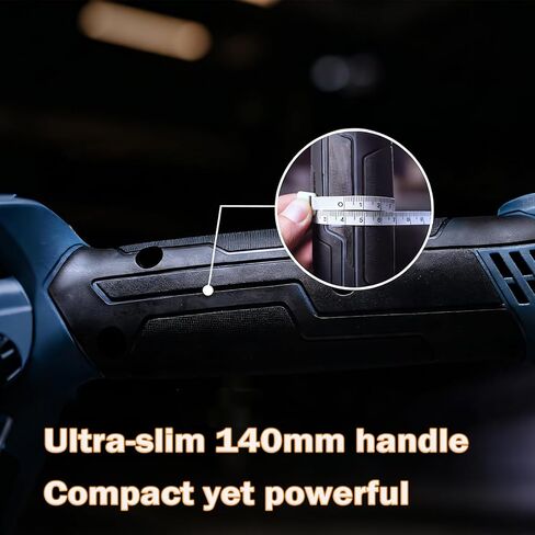 طاحونة زاوية لاسلكية 40 فولت 4-1/2 بوصة، 2026 ترقية محرك بدون فرش بمحرك مباشر 9500 دورة في الدقيقة، مطحنة زاوية كهربائية مع بطارية 2 × 2.0 أمبير 40 فولت وشاحن للقطع والطحن والتلميع in Kuwait