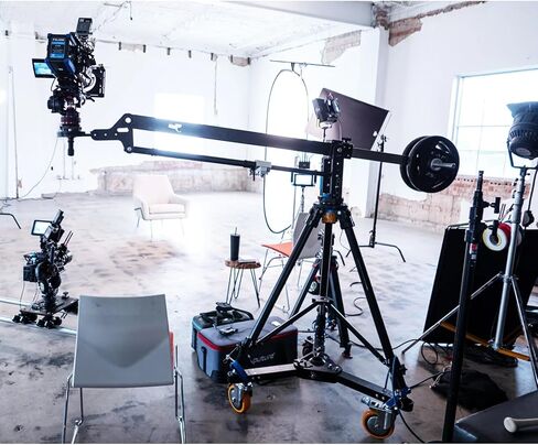 PROAIM Grav-ity Heavy-Duty Camera Tripod Stand (Mitchell Base) for Slider, Jib, Dolly and Geared Heads. Height Range of 32.3 to 47.2". Payload up 300kg / 661lb in Saudi Arabia