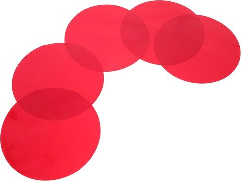 IMIKEYA 5pcs ضوء الناشر الفيلم: ذاتية اللصق الدافئة فيلم تصحيح الضوء هلام تصفية اللون تصحيح التراكبات الملونة تغيير ورقة هلام لديكور المنزل الحيوانات الأليفة مرشح الإضاءة للمصابيح in Kuwait