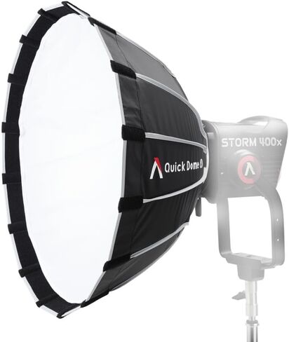 Aputure Quick Dome 60 حامل بوينز دائري 24 بوصة سوفت بوكس ​​مع تصميم سريع التحرير، وانتشار، وشبكة تحكم في الضوء، وحقيبة حمل in Kuwait