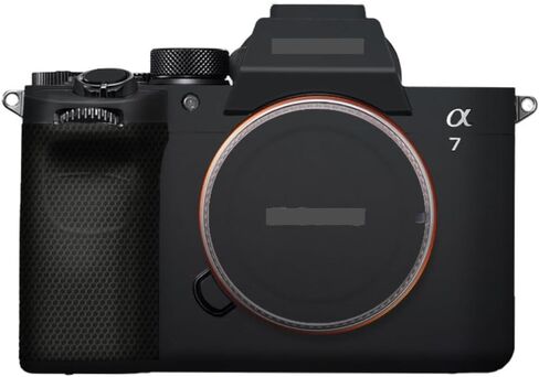 غطاء كاميرا مضاد للخدش A7M5 ملصق لاصق لكاميرا Sony ILCE-7M5 / A7 V وغطاء حماية A7V ملحقات ملصق الفيلم (جلد أسود، لسوني A7V/A7M5) in Saudi Arabia