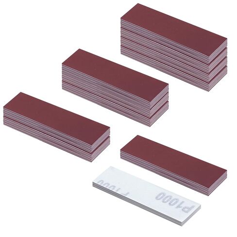 100Pcs 1000 Grit Micro Detail Sander Paper Kit 3.5" x 1.2" Hook and Loop Sandpaper Strips Detail Refills Finishing Sander Paper in Saudi Arabia