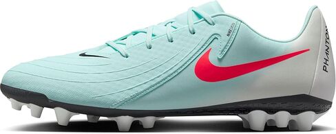 Nike Phantom GX 2 Academy AG Low-Top Soccer Cleats (FJ2552-300, Mint/Off Noir/Atomic Red) in Saudi Arabia