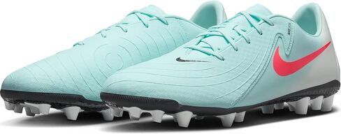 Nike Phantom GX 2 Academy AG Low-Top Soccer Cleats (FJ2552-300, Mint/Off Noir/Atomic Red) in Saudi Arabia