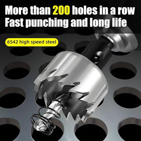 High-Speed Steel Hole Saw Drill Bit Set – 5 Pcs (16-25mm / 5/8" to 1") – Heavy-Duty Toolkit for Stainless Steel, Aluminum, Plastic, Wood in Kuwait