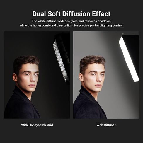 NEEWER ترقية Softbox Diffuser فقط لـ NEEWER RGB1200 Video Light، 14.6 بوصة × 13.6 بوصة / 37 × 34.5 سم صندوق ناعم قابل للطي مع شبكة / حقيبة / غطاء تعتيم، إعداد سريع لإضاءة التصوير الفوتوغرافي في استوديو الصور، NS5S in Kuwait