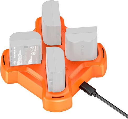 SmallRig 4-Slot Charger and LP-E6P LP-E6NH LP-E6N LP-E6 Battery Charger for Canon in Saudi Arabia