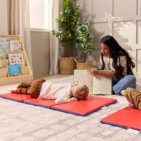 حصيرة قيلولة ، حصيرة راحة ، أزرق/أحمر ، 5 عبوات in Kuwait