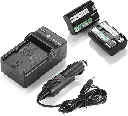 طقم بطارية وشاحن BP-511 BP-511A متوافق مع Canon 5D 10D 20D 20Da 30D 40D 50D 300D D30 D60 Rebel PowerShot G1 G2 G3 G5 G6 Pro 1 Pro 90 Pro 90IS in Kuwait