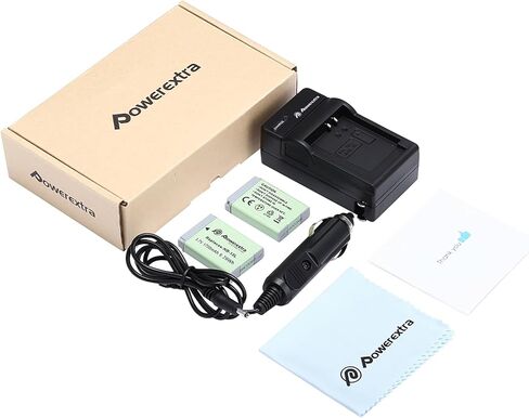 2 Pack NB-13L Battery and Travel Charger Compatible with Canon PowerShot G5 X G7 X G7 X Mark II G9 X G9 X Mark II SX620 HS SX720 HS SX730 HS Digital Camera in Kuwait