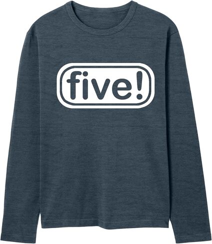 لالو ولونا خمسة! تي شيرت عيد الميلاد الخامس لطفل صغير - 5 سنوات بوي الحفلات/هدية تي شيرت in Kuwait