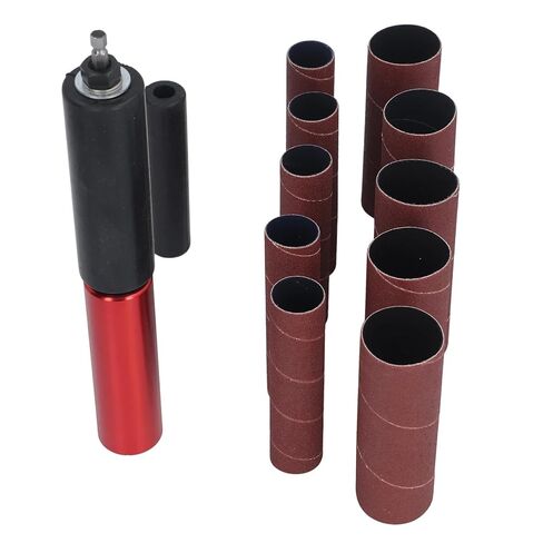 Spindle Sander Adapter 3/8in Mandrel Aluminum Alloy Drill Sanding Drum Mandrel Adapter Kit for Wood Metal in Saudi Arabia