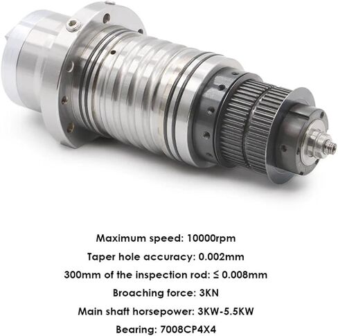 BT30 unpowered spindle motor with pulley DE disc spring 4 pieces ceramic bearing in Saudi Arabia