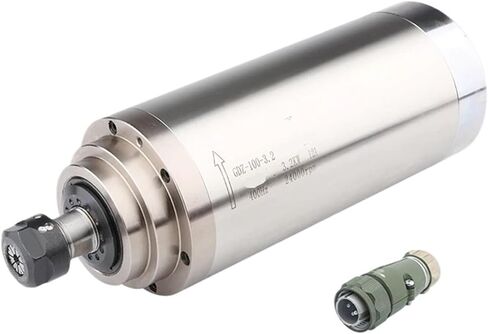 محرك المغزل المبرد بالماء 3.2kw Φ100x220 220V 380V AC 4 محامل ER20(220V) in Saudi Arabia