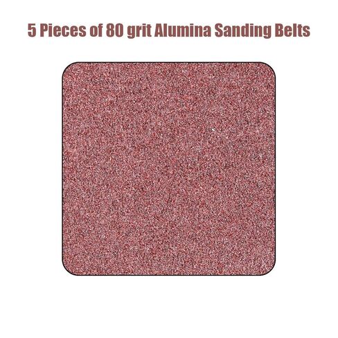 6 x 48 inch Sanding Belts 80 Grits 5 Pack Belt Sander Paper Belt Sander Belts Aluminum Oxide Sanding Belt for Belt Sander Knife Sharpening Woodworking Metal Glass Polishing in Saudi Arabia